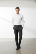 Male model wearing Oxford White Shirt full body